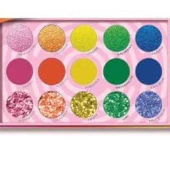 Mentos Beauty Mixed Fruit Neon Palette 15 Colors New Sealed Box - Picture 6 of 6